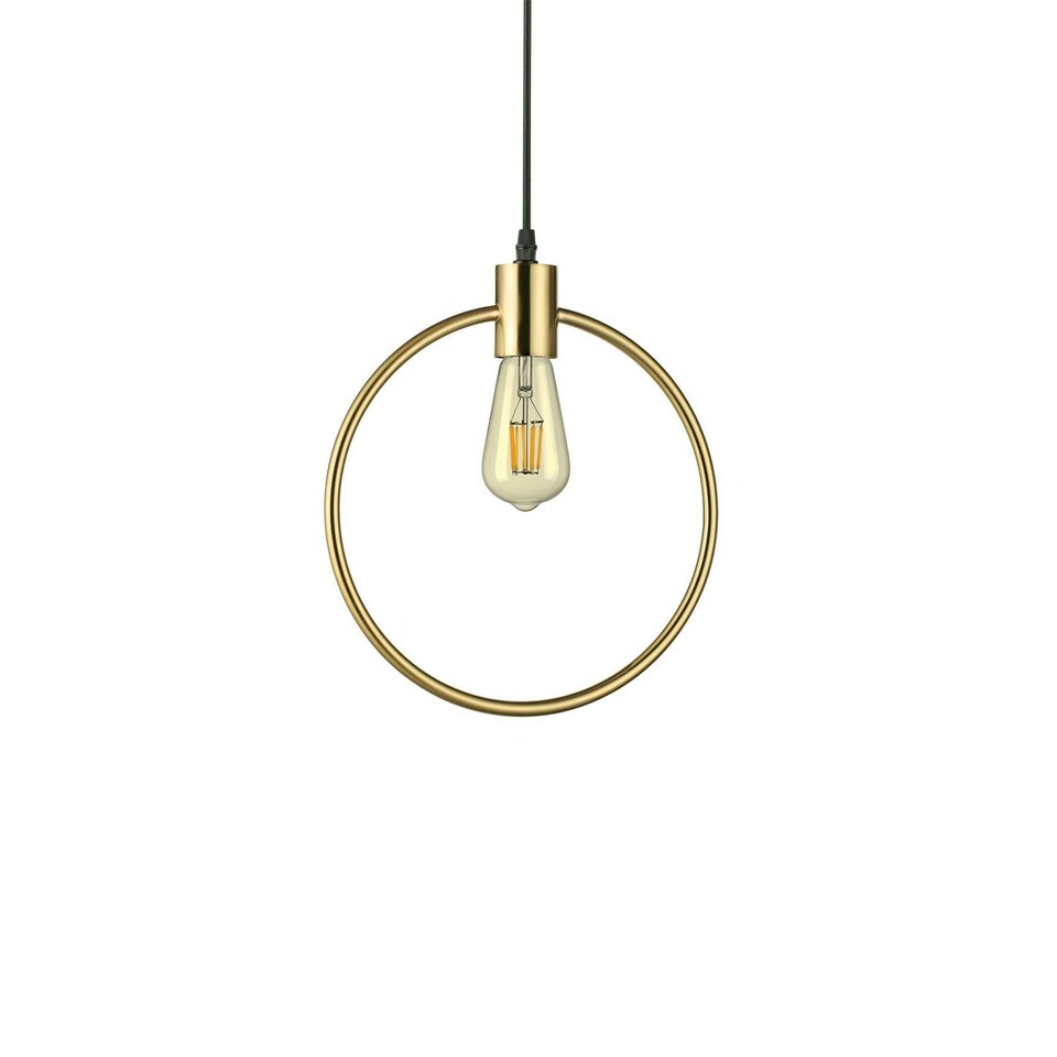 image 1 of Abc 1 Light Ceiling Pendant Antique Brass, E27