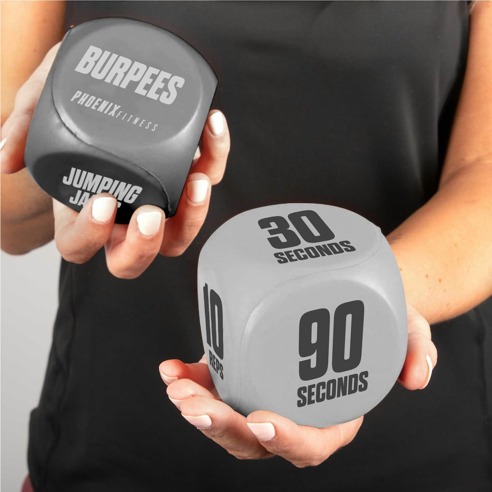 image 1 of Phoenix Fitness Exercise Dice - Black