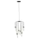 image 1 of Interiors by Premier Lagona 6 Bulb Black Pendant Light