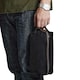 image 2 of Quadra Heritage Leather Trim Toiletry Bag - Black - One Size