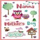 image 2 of Nanna - On Mother's Day Owl's Greeting Card