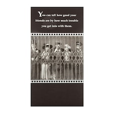 Happy Birthday Humour Funny Card 'Trouble'