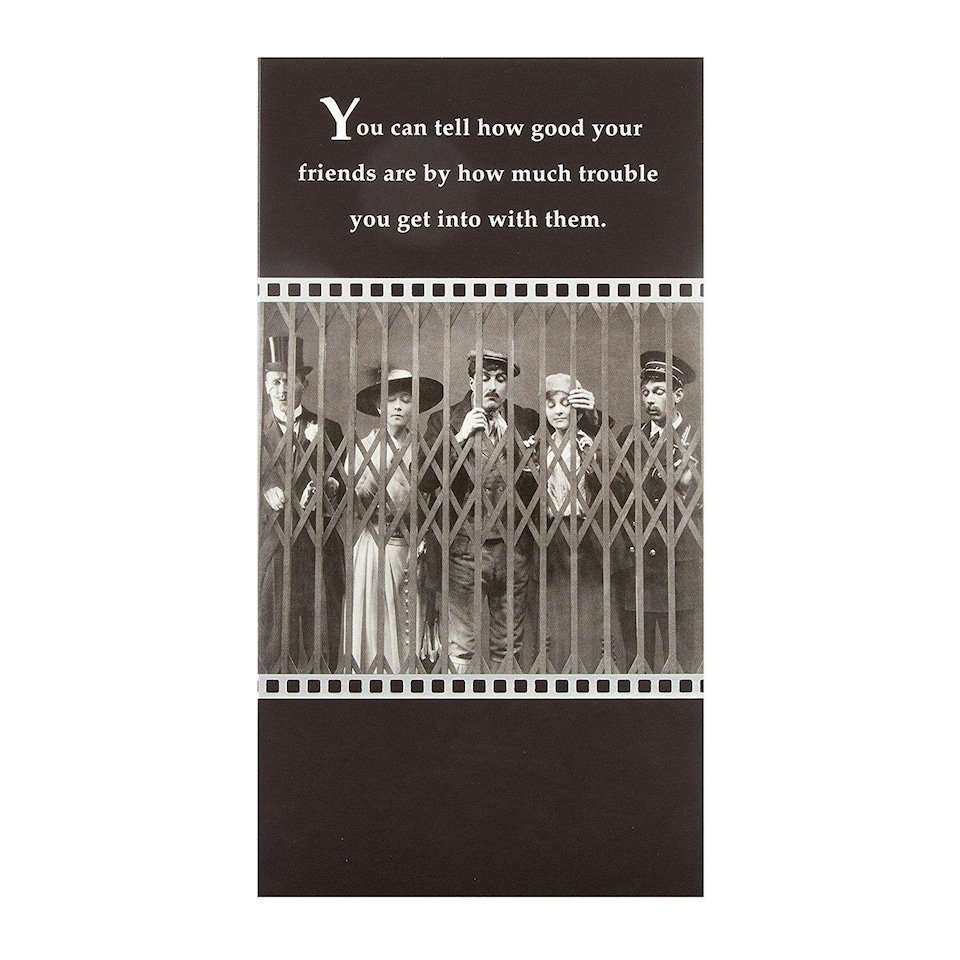 image 1 of Happy Birthday Humour Funny Card 'Trouble'
