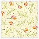image 1 of Green branches on light background (Picture Frame) White | XL