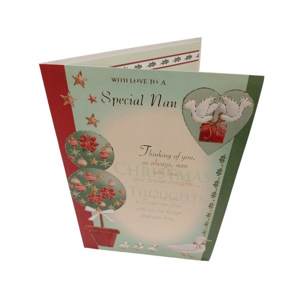 image 1 of For a Special Nan Christmas Greetings Card