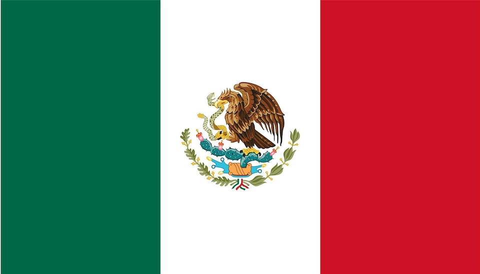 image 1 of Mexico Flag 5x3ft With Eyelets | Multi