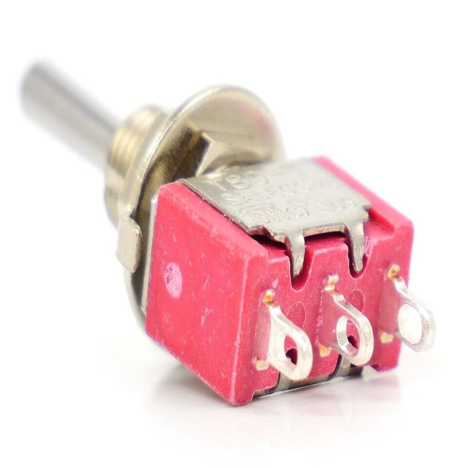 image 1 of Gaugemaster Electric SPDT Centre Off Mini Toggle Switch