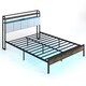 image 1 of COSTWAY King Size Bed Frame w/Charging Station