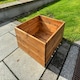 image 2 of Country Kitchen Large Raised Bed Planter - Timber - L60 x W60 x H30 cm | Brown