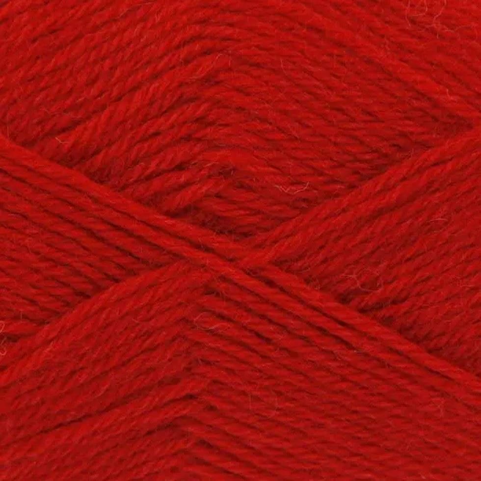 King Cole Red Merino Blend 4 Ply Yarn (Value Pack 12 x 50g Balls) For Crochet, Knitting - 180m per ball