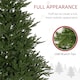 image 4 of HOMCOM 6 Foot Artificial Christmas Tree with Realistic Hinged Branches, Green