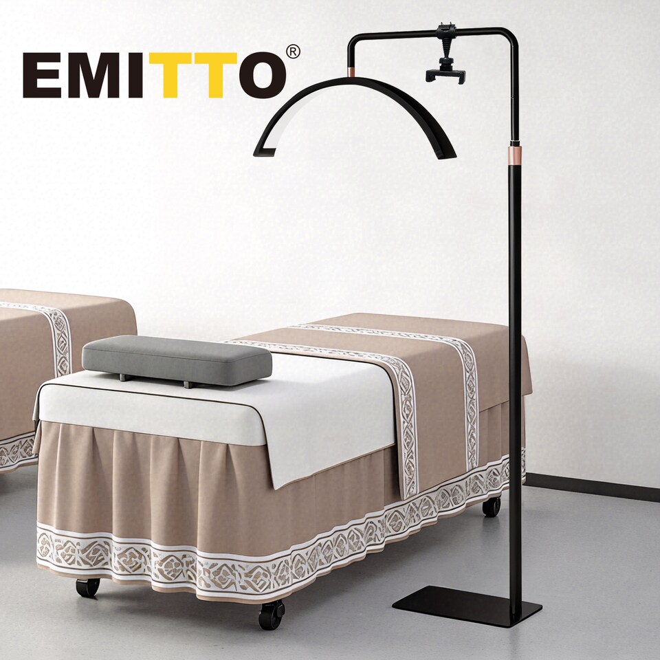 image 1 of Emitto LED Lash Light Half Moon Lamp for Lash Extension Tattoo Beauty Salon