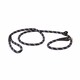 image 1 of Weatherbeeta Rope Leather Slip Dog Lead - Navy/Brown - 1.8m