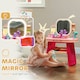 image 4 of AIYAPLAY Kids Dressing Table with Mirror, LED Light, Music, 23 Accessories