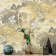 image 2 of Crown Archives Oriental Wallpaper - Yellow - 10m x 53cm Yellow