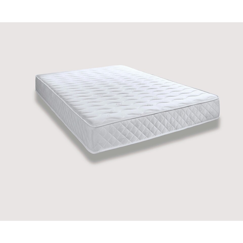 image 1 of Diamond Wave Innerspring Mattress - 9" Deep, Medium Comfort White | Small Single