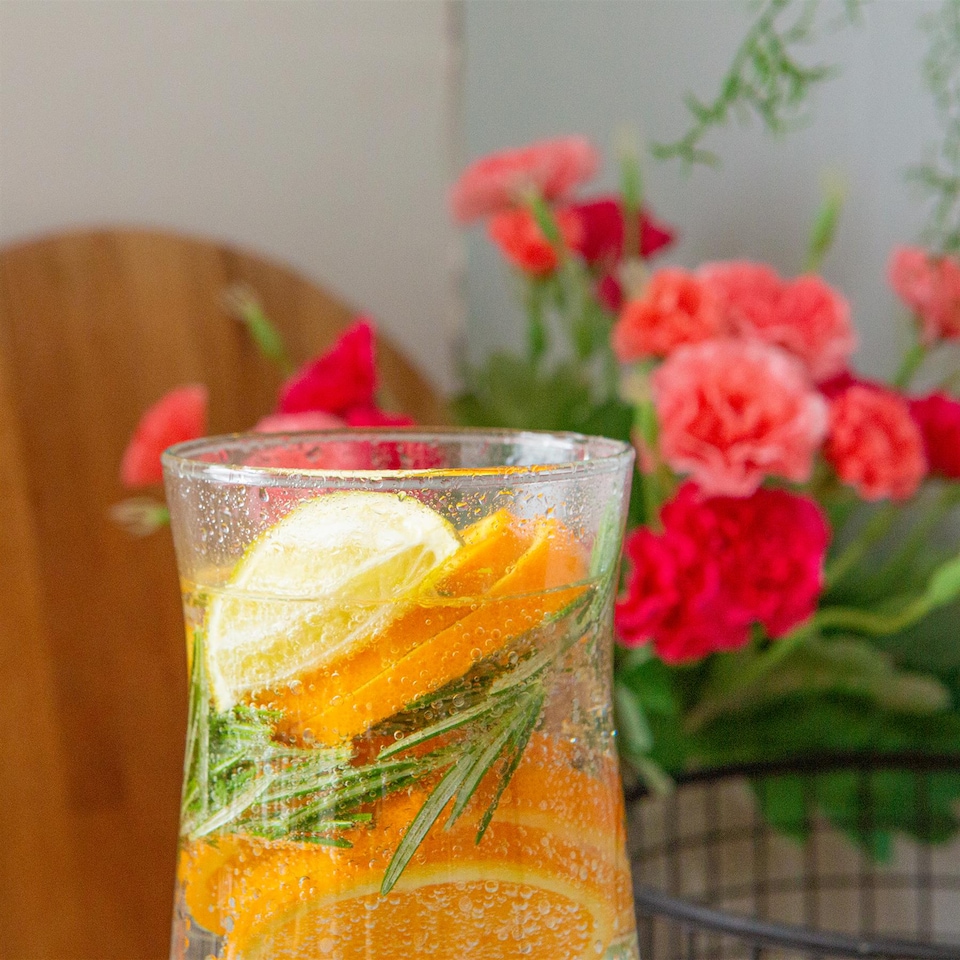 image 1 of LAV Vera Glass Carafe - 1.2L - White Lid