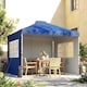 image 2 of Outsunny Pop Up Canopy Waterproof Height Adjustable 3 x 3 (m) | Blue | Medium Grey | 297 x 297 x 285 cm