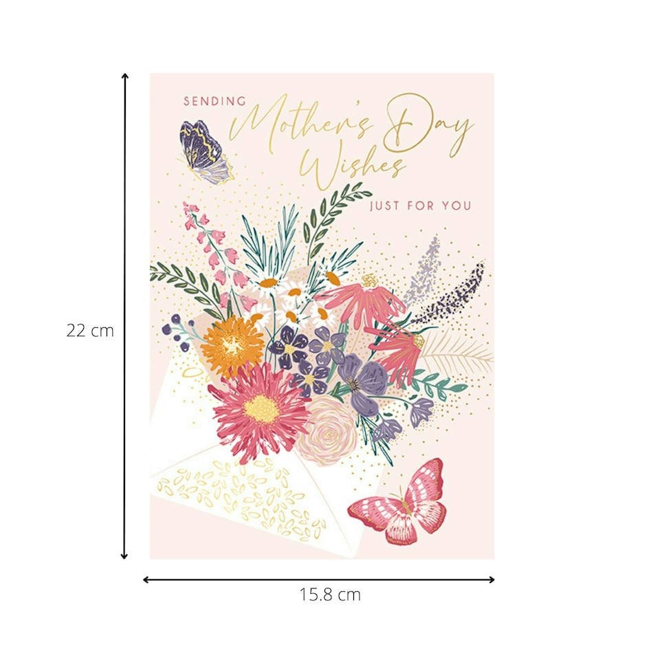 image 1 of Words 'n' Wishes Mother's Day Card for  22 x 15.8 cm