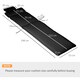 image 7 of Outsunny Garden Sun Lounger Chair Cushion Reclining Relaxer Indoor Outdoor Black | Black