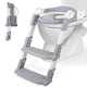 image 1 of Alivio 2-in-1 Kids Potty Training Seat with Adjustable Ladder and Foldable Potty
