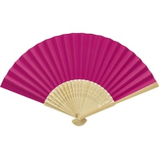 Carmen Bamboo Handheld Fan - Pink - One Size