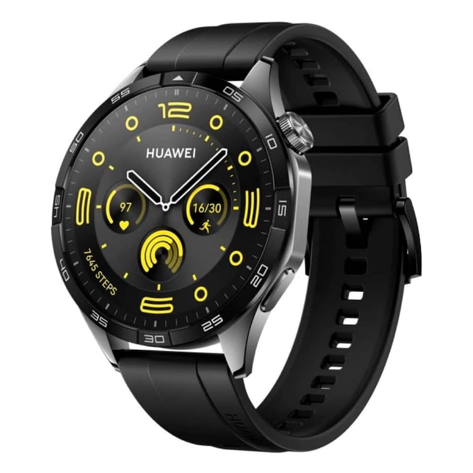 image 1 of HUAWEI Watch GT 4 46mm Smartwatch - Black, Android & iOS Compatible