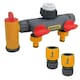 image 1 of Hozelock 3 Way Tap Multi Hose Pipe Connector Watering Garden Yard & Fittings