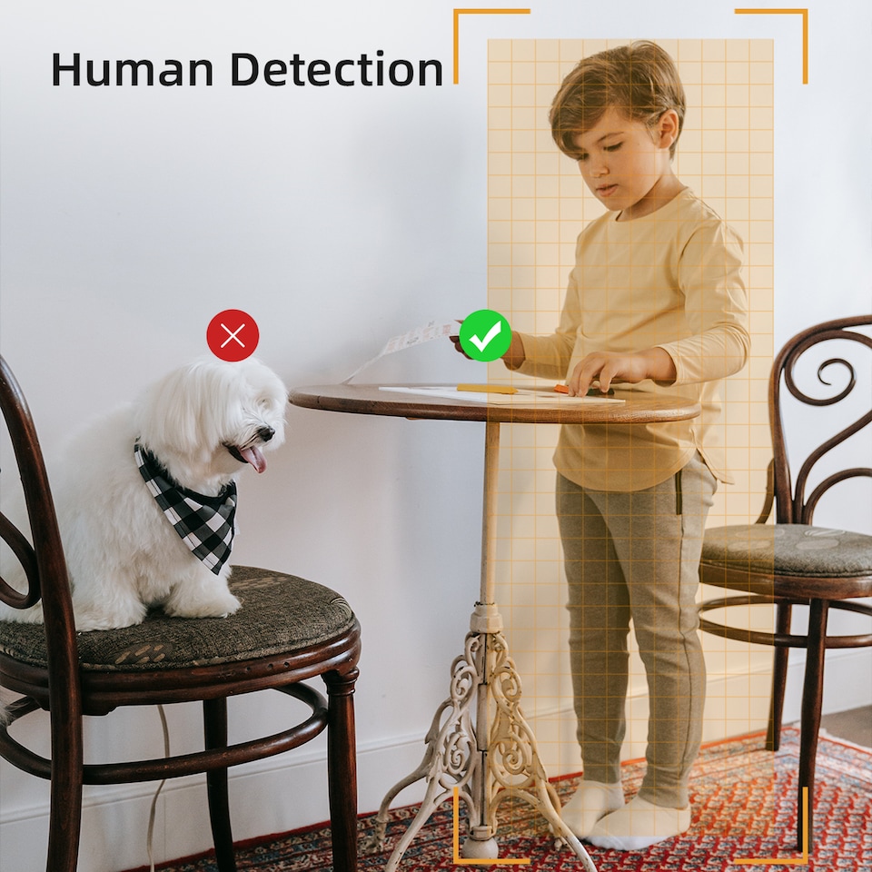 image 1 of IMOU A1, 2K+/4MP, Indoor Pan & Tilt Smart Wi-Fi Plug-In Security Camera, QHD, 360 Auto Tracking, Infrared Night Vision