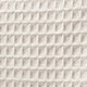image 6 of Homescapes Organic Cotton Waffle Baby Blanket Natural - 125 x 150 cm | Cream | 1