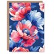 image 1 of Poppy Flower Elegant Pink Pattern Woman Her Birthday Card