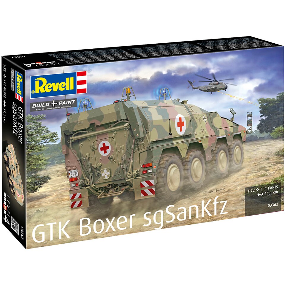 image 1 of Revell GTK Boxer sgSANKfz Military Vehicle Model Kit Scale 1-72