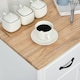 image 8 of HOMCOM Simple Kitchen Cupboard Storage Cabinet w/ Drawer Living & Dining Room