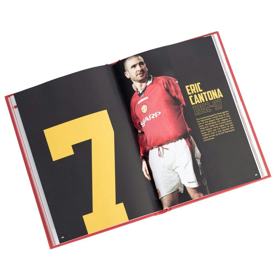 image 1 of Manchester United FC Magnificent Number 7s Book - Red/White/Yellow - One Size