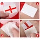 image 5 of Pack of 1 28 Piece England Set - Flags, Bunting, Tattoos, Inflatables & Hats Red | One Size