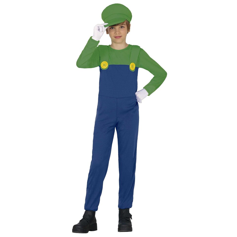 image 1 of Fiestas Guirca Childrens/Kids Train Driver Costume Set | Green | Green/Blue | 5-6 years | 1