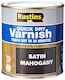 image 3 of Rustins Quick Dry Varnish Satin Mahogany 250ml - VSMA250 | Clear | Mahogany | 250ml | 1