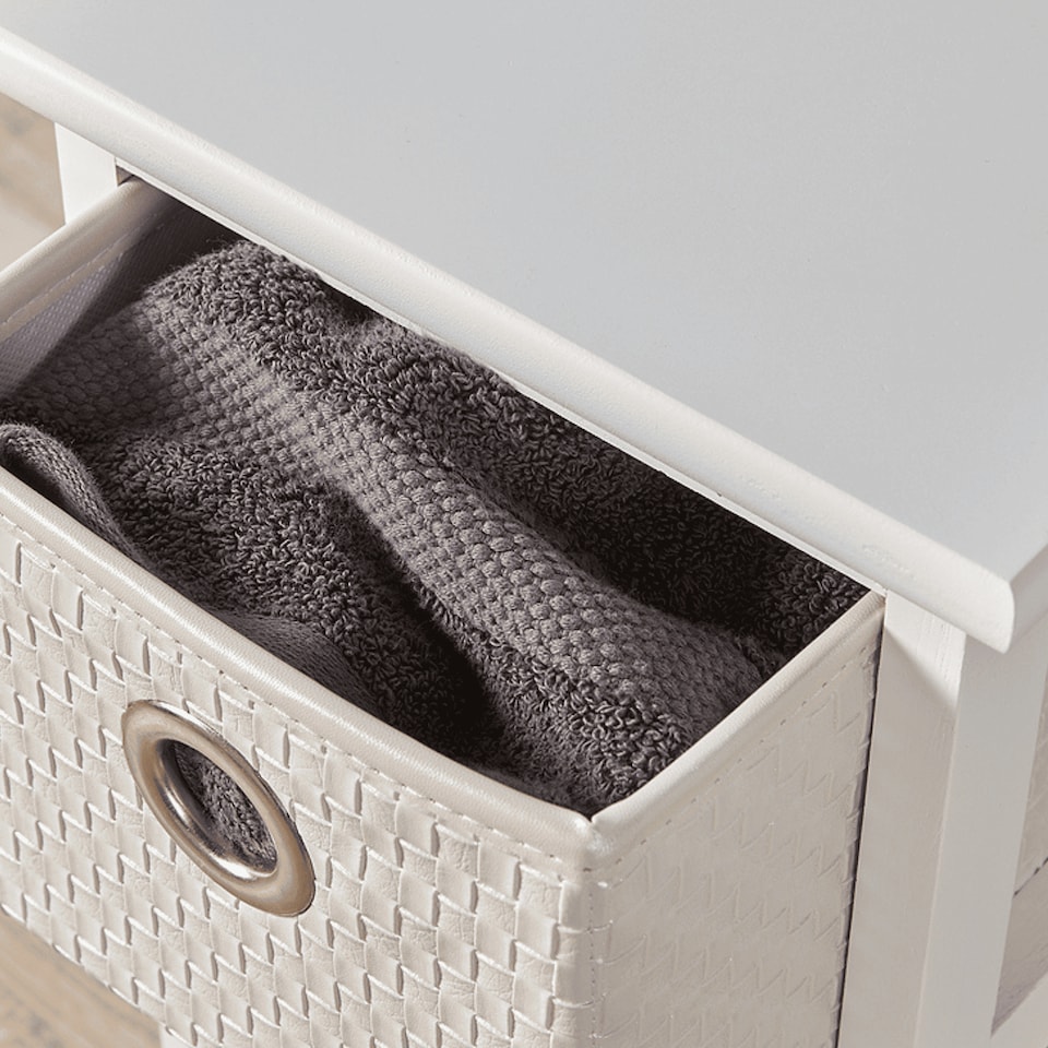 image 1 of Chest Of Drawers Wooden Hallway Storage Home Organiser Fully Assembled | White