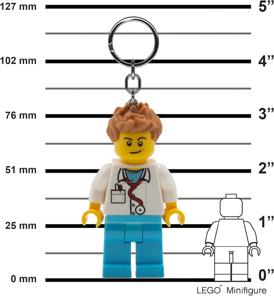 image 1 of Lego Iconic Key Light - Male Doctor