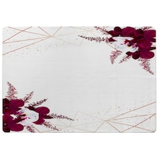 Geometrics & Flowers (Rug) Pink | XL: 160x230cm