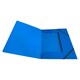 image 1 of Janrax A4 Blue Laminated Card 3 Flap Folder with Elastic Closure