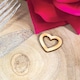image 2 of Wooden Love Hearts Table Confetti 2cm - Pack of 24