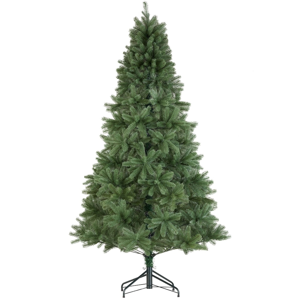 image 1 of Christmas Tree Prancer - artificial in green, injection moulded needles | Green | green | 7.5ft | 1