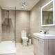 image 8 of Chrome Bathroom Spot Light with LED Bubble Acrylic Heads