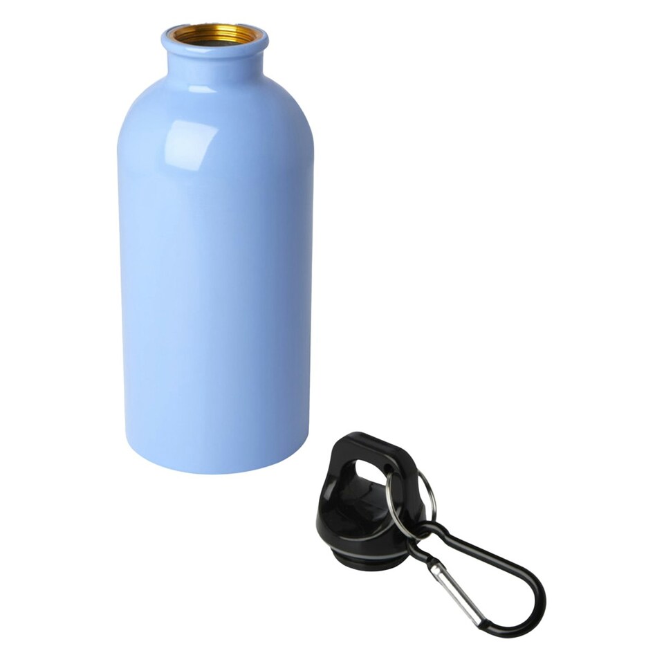 image 1 of Floso Stainless Steel Single Wall 400ml Water Bottle - Cloud Blue - One Size