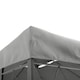 image 9 of Outsunny 3x4m Gazebo Canopy Replacement, 2 Tier Top Roof UV Cover Garden Patio Outdoor Sun Awning Shelters, Light Grey TOP COVER ONLY