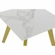 image 2 of Small Side Table DKD Home Decor White Golden 60 x 60 x 48 cm N/A