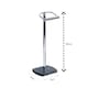 image 2 of Showerdrape Octavia Grey Marble & Chrome Freestanding Toilet Roll Holder | Multi | 1
