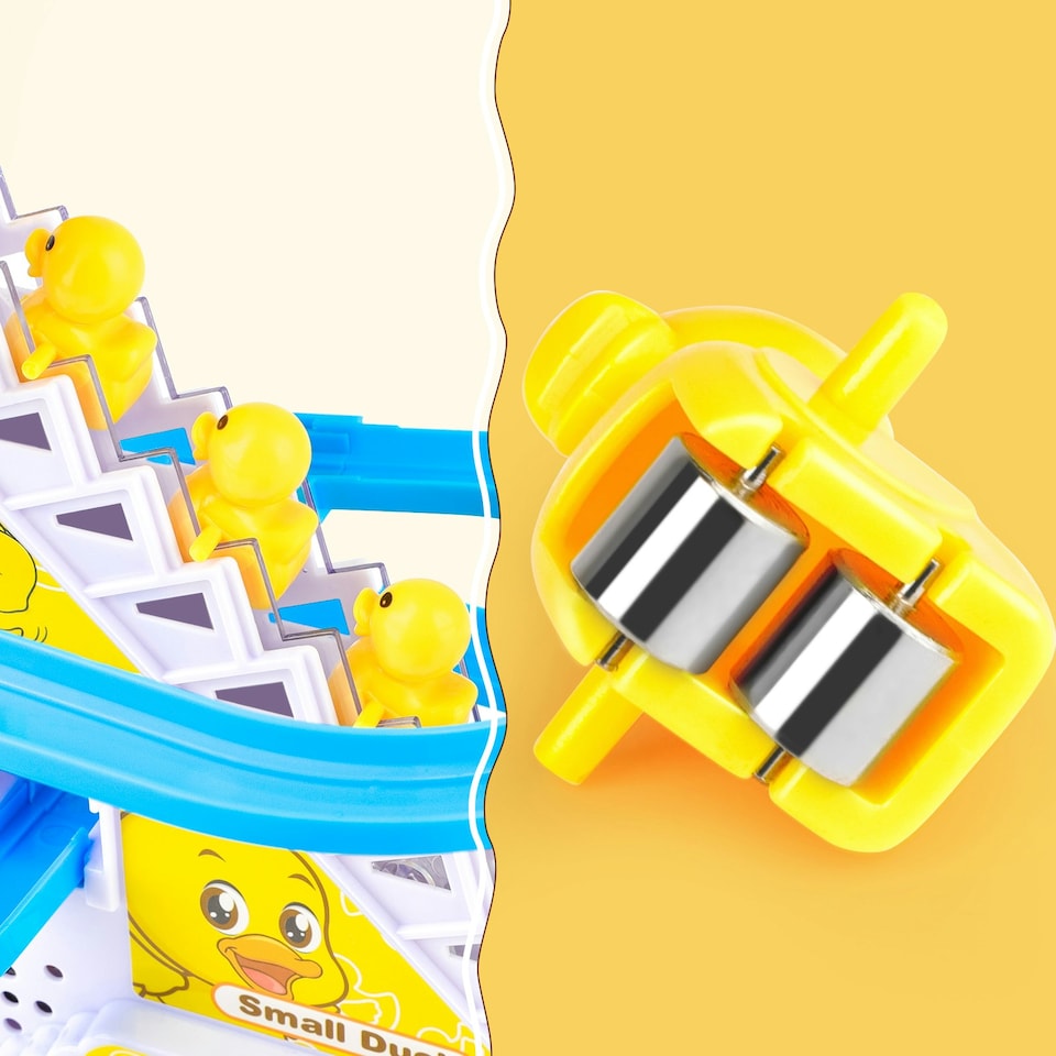 image 1 of Small Duck Stairs and Slide Game Music stair game