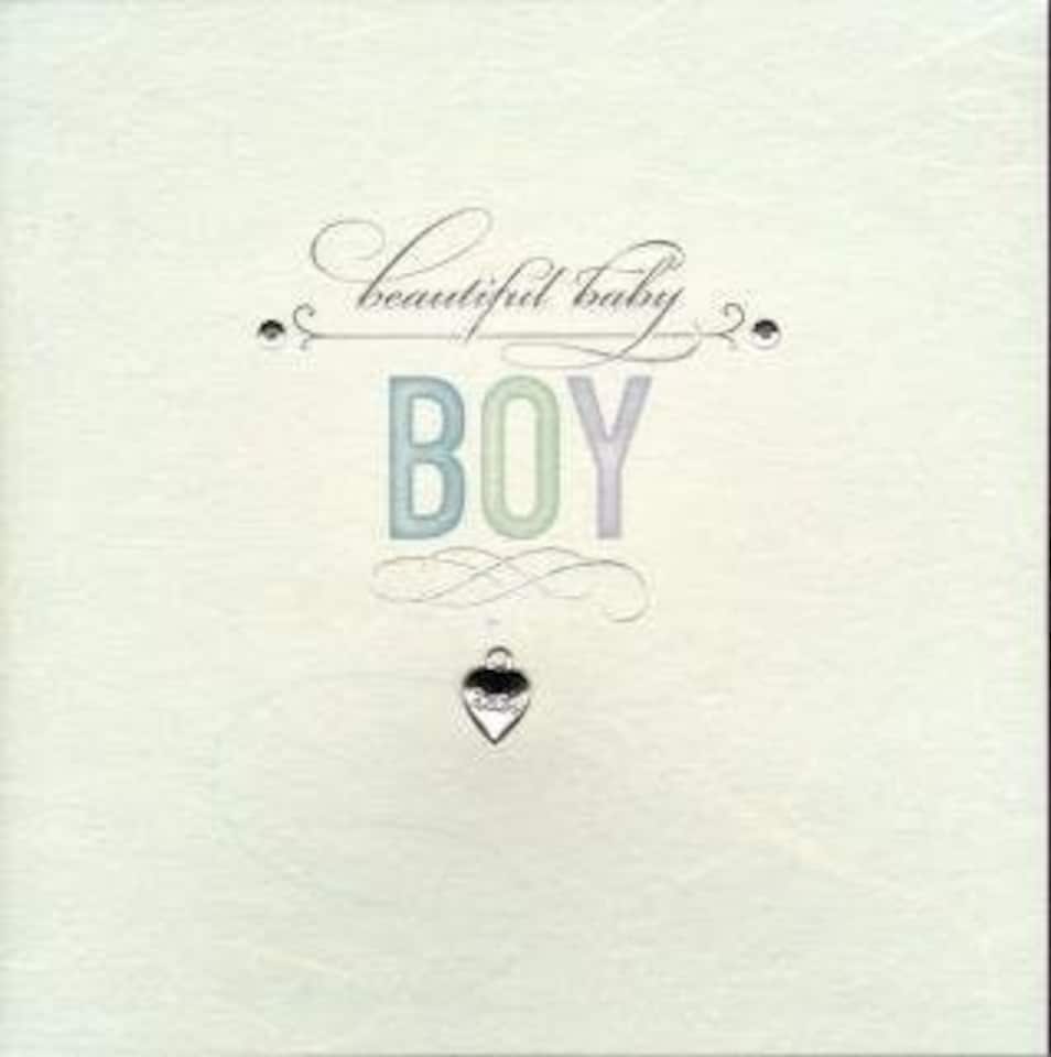 image 1 of Beautiful baby boy New Baby Born Congratulations Luxury Greetings Cards